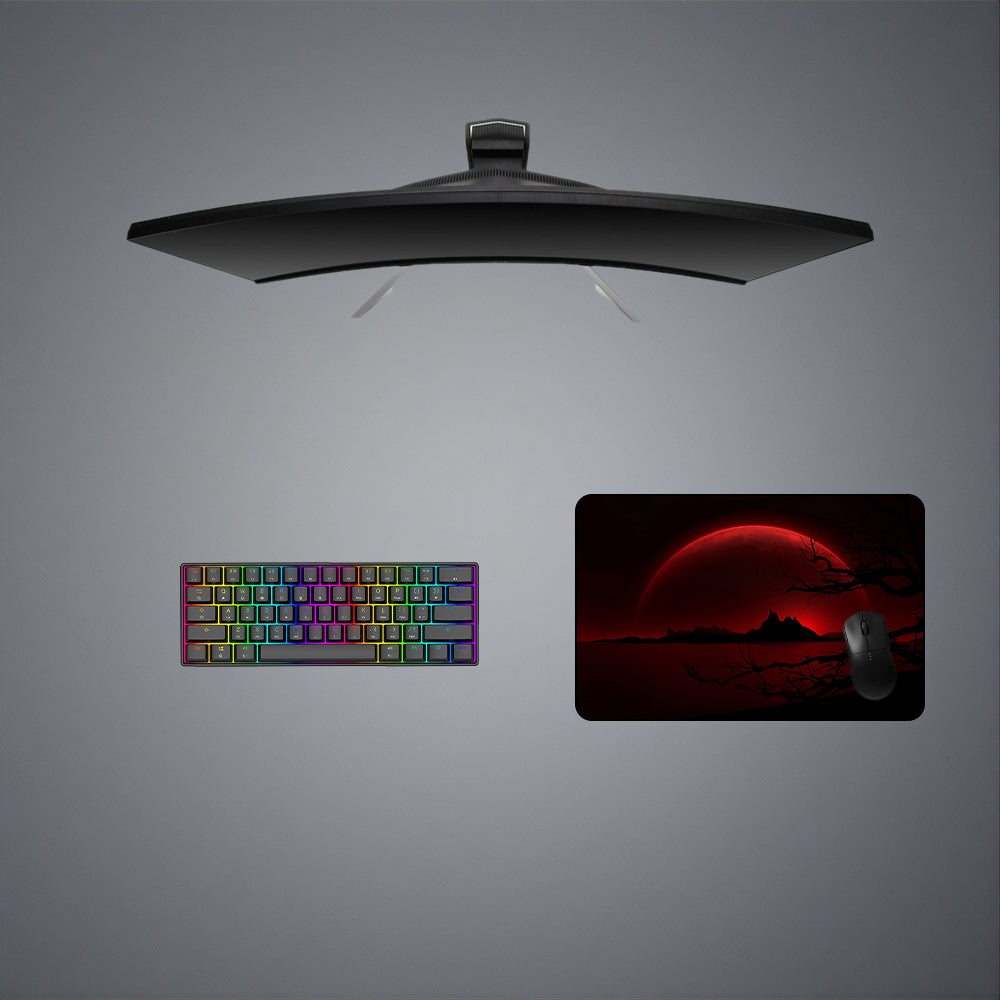 Blood Moon Design Medium Size Gaming Mouse Pad