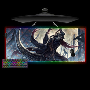 Bloodborne Gehrman Design XL Size RGB Lighting Gamer Mouse Pad