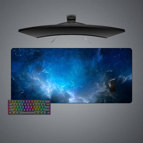 Blue Nebula Design XXL Size Gaming Mouse Pad
