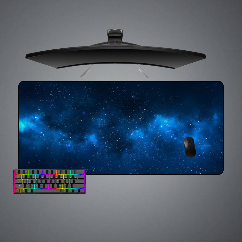 Blue Space Design XL Gaming Mouse Pad, Computer Desk Mat