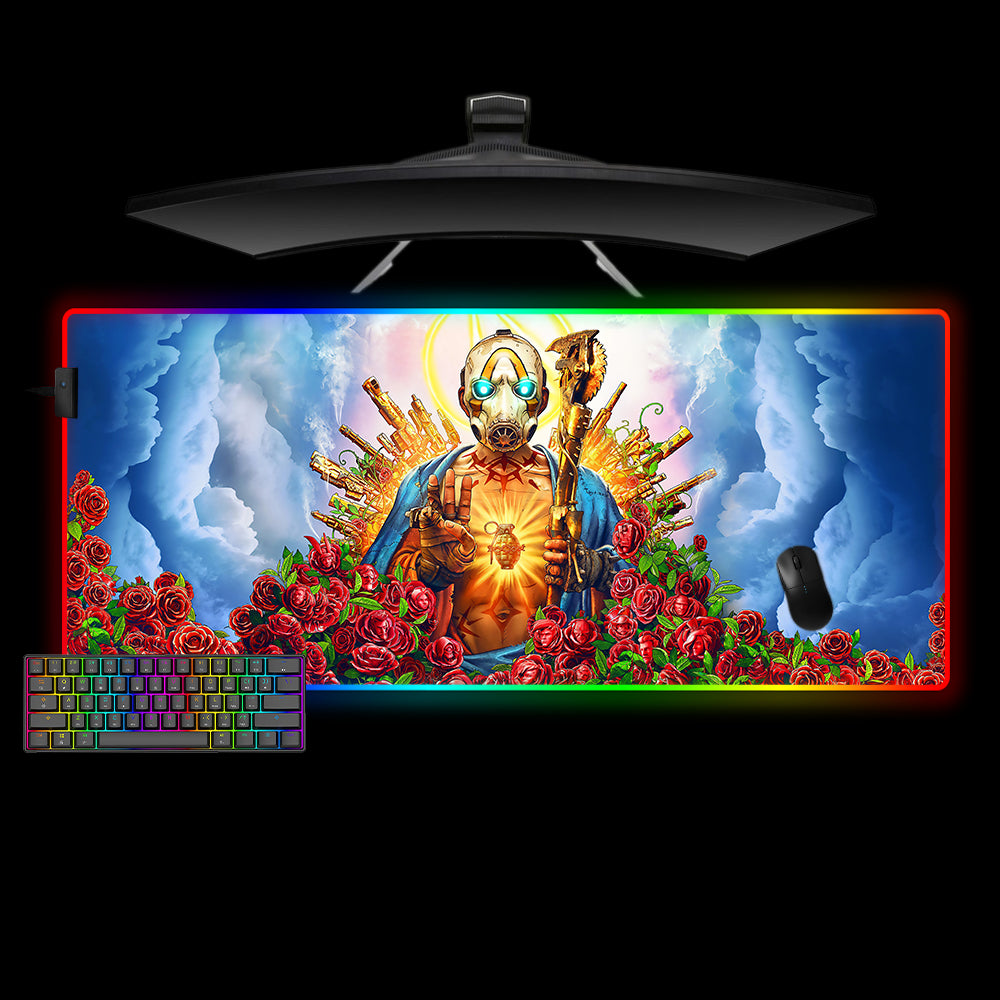Jesus Mouse For Computer Borderlands Guns Jesus Design M-XXL Size RGB Gamer Mouse Pad