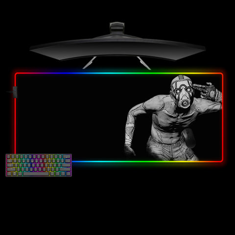 Borderlands Psycho Design XXL Size RGB Lit Gaming Mousepad