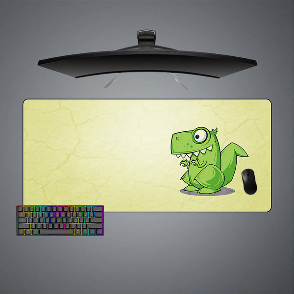 Cartoon Dinosaur Design XL Size Gaming Mouse Pad