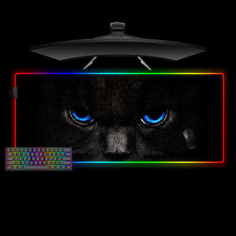 Cat Blue Eyes Design XL Size RGB Mousepad