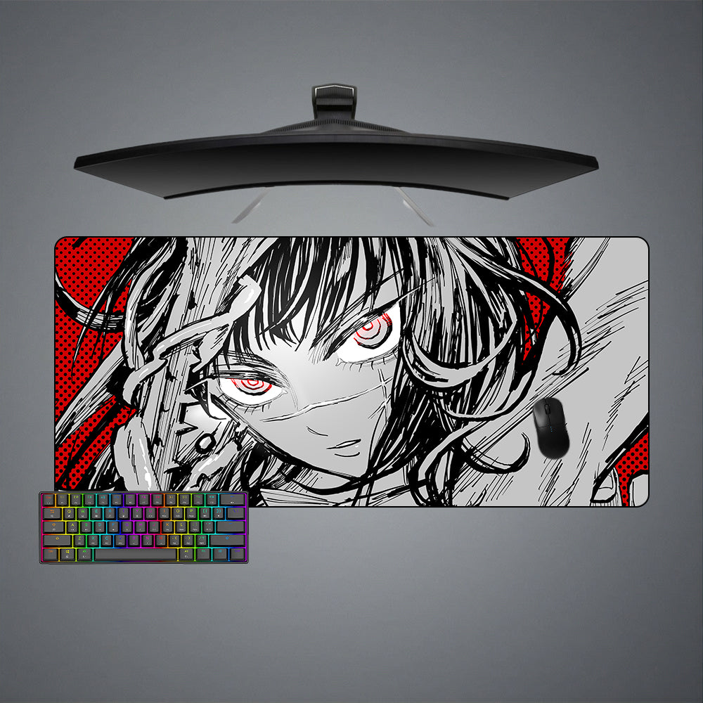 Chainsaw Man Asa Mitaka Design M-XXL Size Gamer Mouse Pad