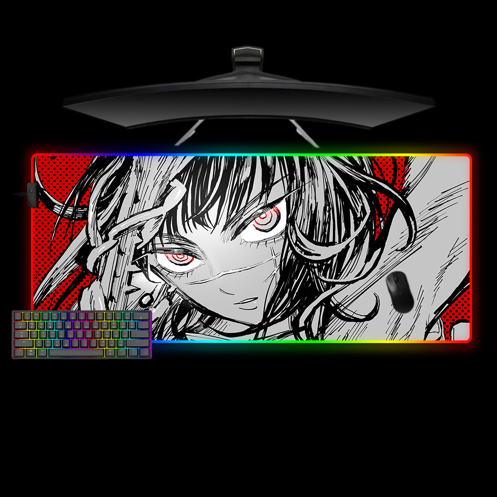 Chainsaw Man muismat|Anime muismat groot|Gaming muismat rood|XXL muismat 900x400|Kantoor bureau mat|Waterdicht - Non-slip|Makima (31,5 x 11,8 x 0,1 inch Chainsaw Man muismat|Anime muismat groot|Gaming muismat rood|XXL muismat 900x400|Kantoor bureau mat|Waterdicht - Non-slip|Makima (31,5 x 11,8 x 0,1 inch