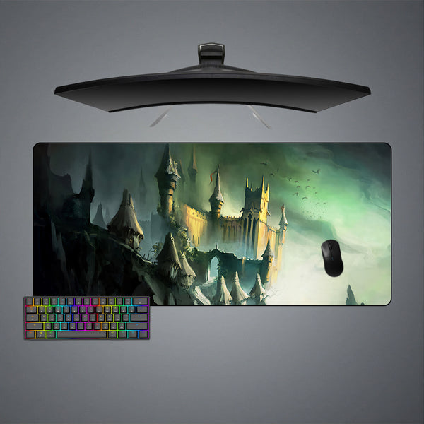 Cliffside Castle Design XXL Size Gaming Mousepad