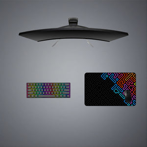 Color Shapes Design Medium Size Gaming Mouse Pad