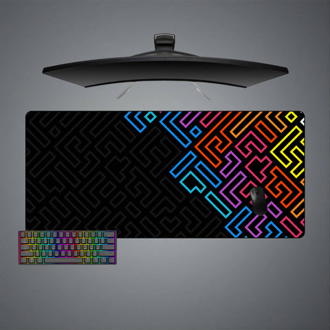 Color Shapes Design XL Size Gaming Mouse Pad