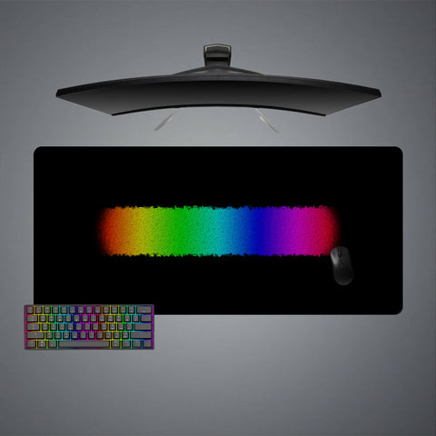 Colorful Brush Line Design Large Size Gaming Mouse Pad