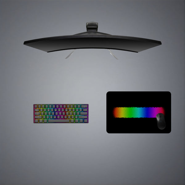 Colorful Brush Line Design Medium Size Gaming Mouse Pad