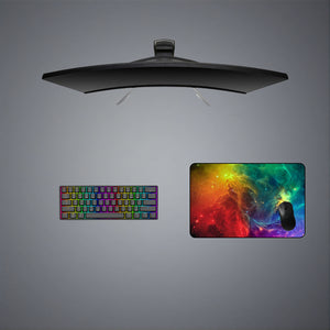 Colorful Galaxy Design Medium Size Gaming Mouse Pad
