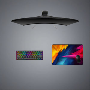 Colorful Shards Design Medium Size Gaming Mouse Pad