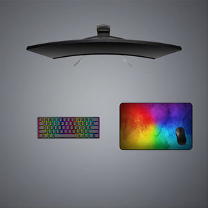 Colorful Watercolor Design Medium Size Gamer Mouse Pad