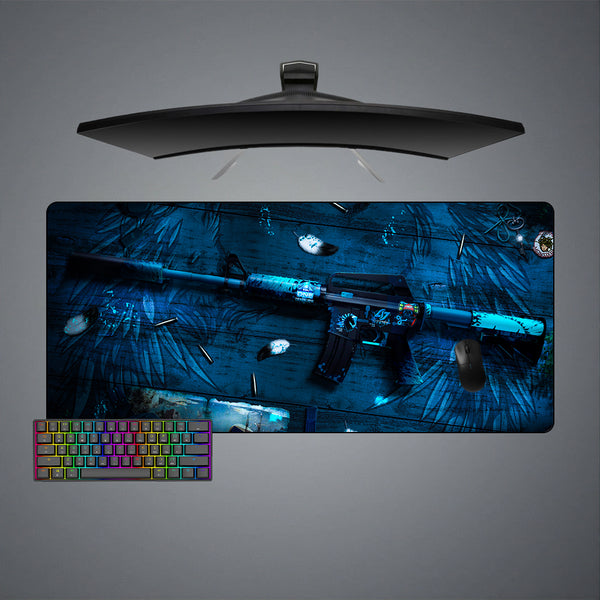 XXL size gamer mousepad with Counter-Strike 2 Icarus Fell printed design