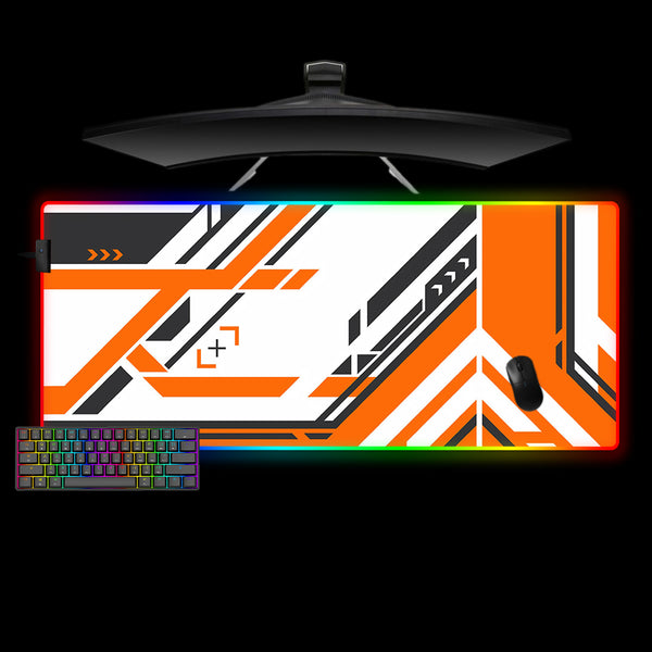 Asiimov Skin Pattern Design XL Size RGB Light Gaming Mousepad