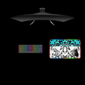 Frontside Misty Design Medium Size RGB Illuminated Gamer Mouse Pad