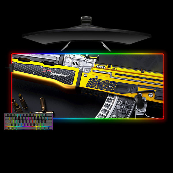 Counter Strike Fuel Injector Design XL Size RGB Lit Gamer Mouse Pad