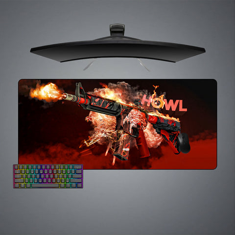 CSGO M4A4 Howl Design XXL Size Gaming Mouse Pad, Computer Desk Mat