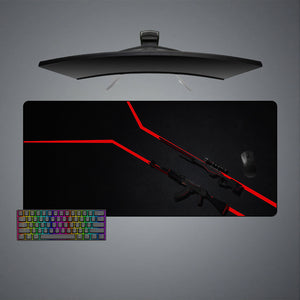 CSGO Redline Design XXL Size Gamer Mouse Pad, Computer Desk Mat