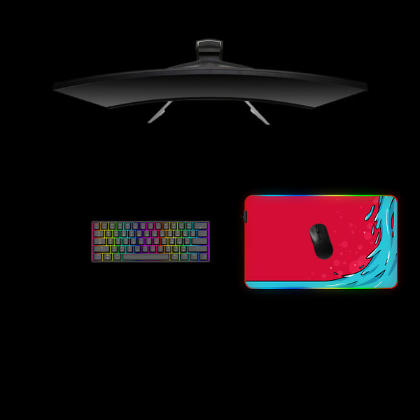 Counter-Strike Water Elemental Design Medium Size RGB Light Gaming Mouse Pad