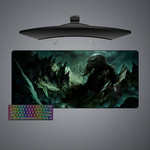 Cthulhu Mountains Design XXL Size Gaming Mouse Pad