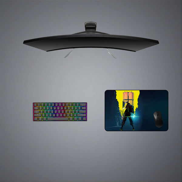 Cyberpunk Street Kid Design Medium Size Gamer Mouse Pad