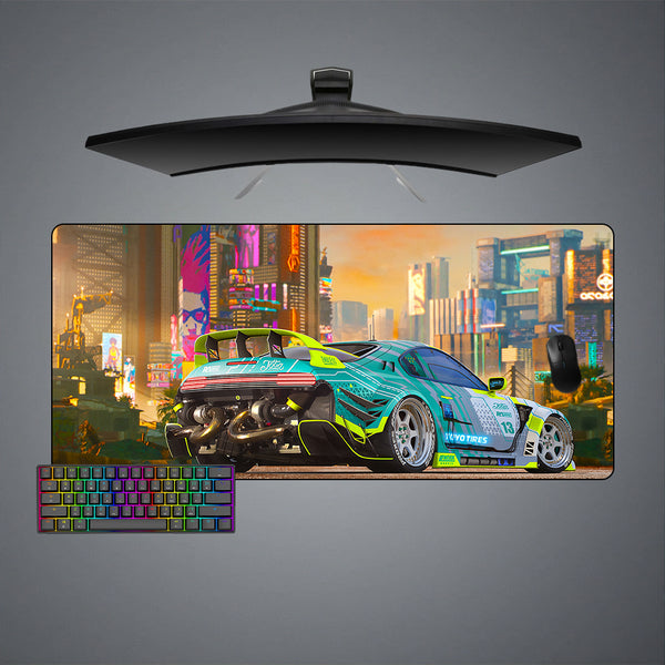 Cyberpunk Supra Design XXL Size Gaming Mouse Pad