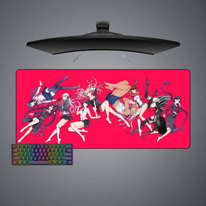 Danganronpa Girls Design XXL Size Gamer Mouse Pad, Computer Desk Mat