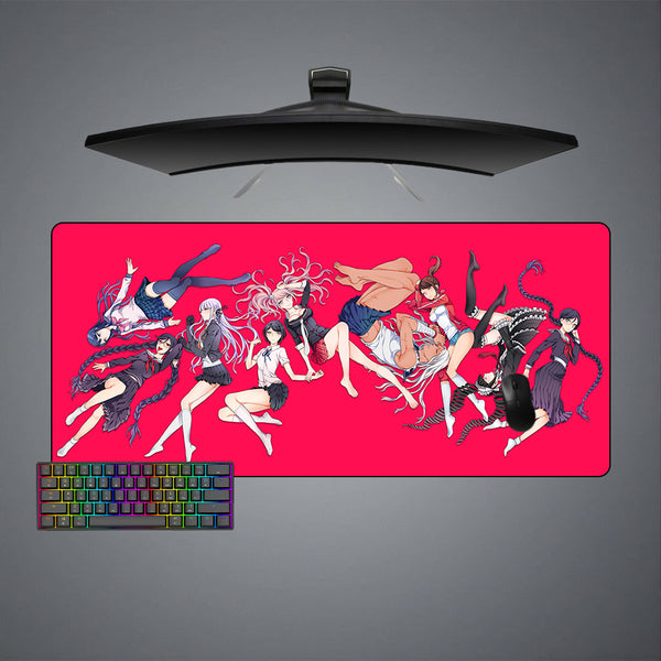 Danganronpa Girls Design XXL Size Gamer Mouse Pad, Computer Desk Mat