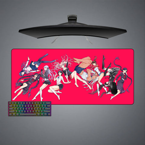 Danganronpa Girls Design XXL Size Gamer Mouse Pad, Computer Desk Mat