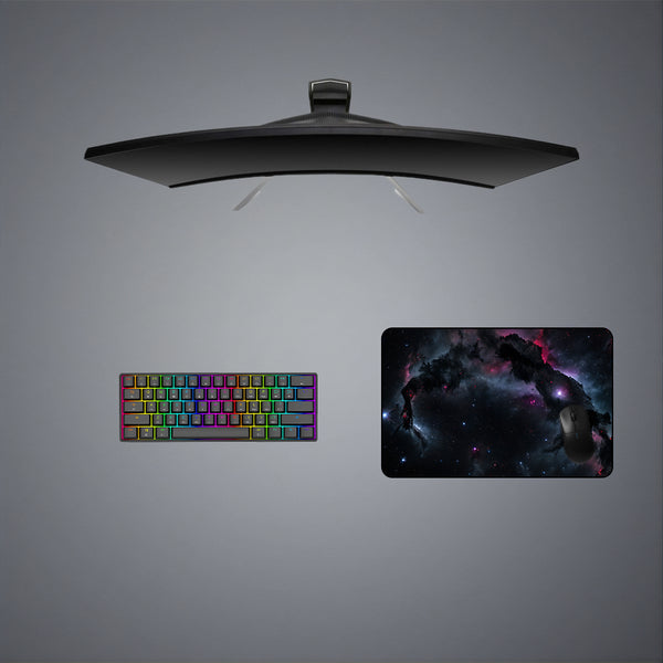 Dark Cloudy Nebula Design Medium Size Gaming Mousepad
