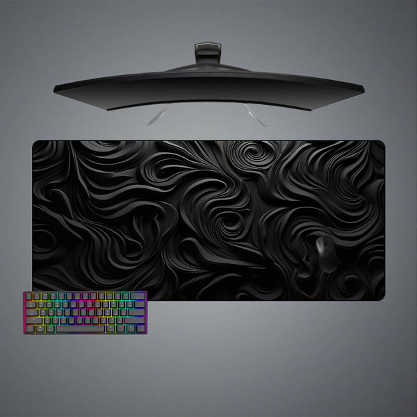 Dark Formless Art Design XL Size Gaming Mouse Pad, Computer Desk Mat