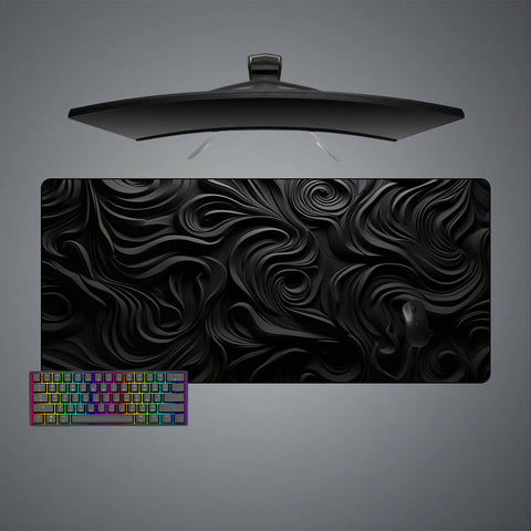 Dark Formless Art Design XL Size Gaming Mouse Pad, Computer Desk Mat