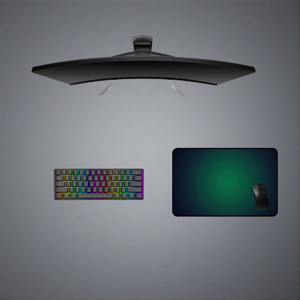 Dark Green Dots Design Medium Size Gaming Mouse Pad, Computer Desk Mat