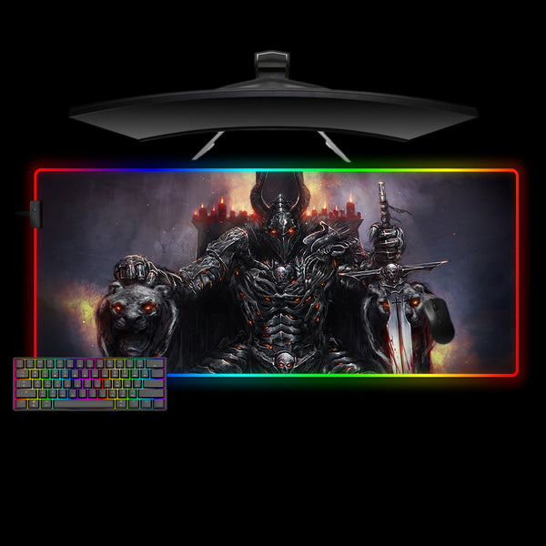 Dark Knight Design XXL Size RGB Illuminated Gaming Mouse Pad