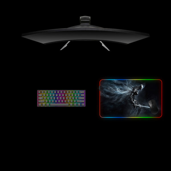 Abysswalker Design Medium Size RGB Illuminated Gaming Mousepad