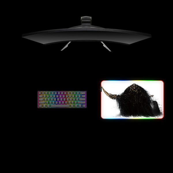 Gravelord Nito Design Medium Size RGB Lit Gaming Mouse Pad