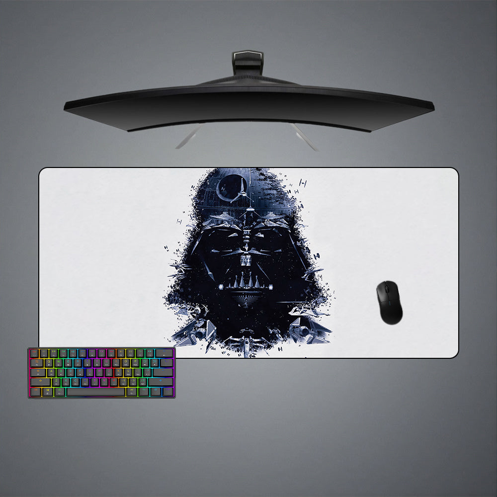 Darth Vader Fleet Design XL Size Gaming Mouse Pad, Computer Desk Mat