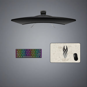 Dead Space Dark Marker Design Medium Size Gamer Mousepad