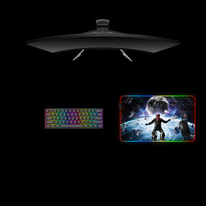 Dead Space Design Medium Size RGB Light Gaming Mousepad