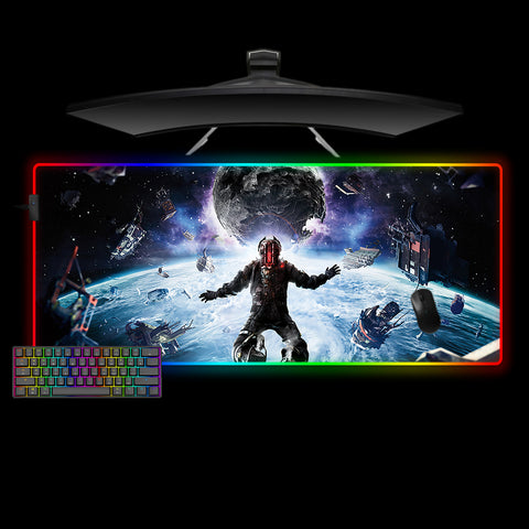 Dead Space Design XXL Size RGB Light Gaming Mousepad