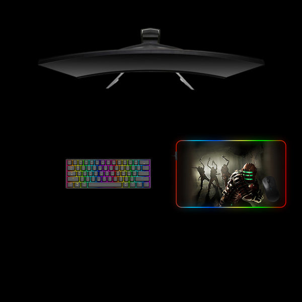 Dead Space Retreat Design Medium Size RGB Light Gaming Mouse Pad