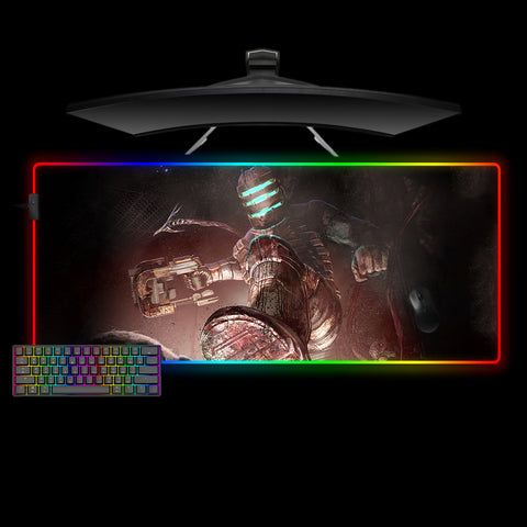 Dead Space Stomp Design XXL Size RGB Light Gaming Mousepad