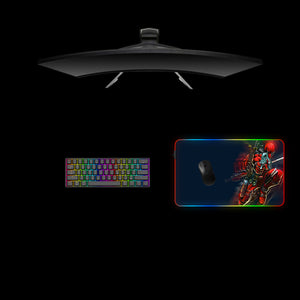 Deadpool Arsenal Design Medium Size RGB Light Gaming Mouse Pad