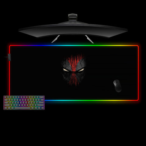 Deadpool Mask Design XXL Size RGB Light Gaming Mouse Pad