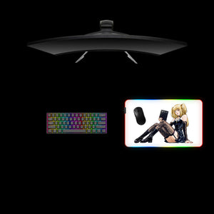 Death Note Misa Amane Design M Size RGB Gamer Mouse Pad