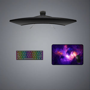 Medium Size Mouse Pad with Deepspace Storm Printed Design