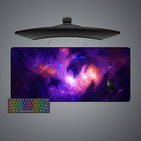 XL Size Mouse Pad with Deepspace Storm Printed Design