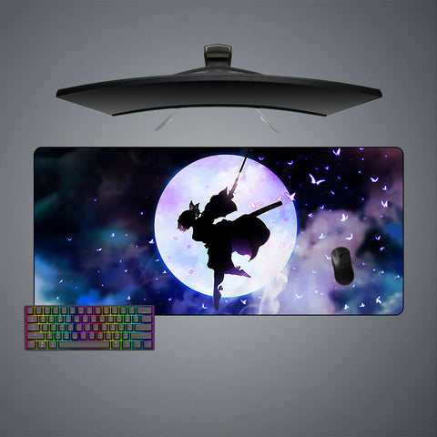 Demon Slayer Kocho Moon Design XXL Size Gamer Mouse Pad, Computer Desk Mat